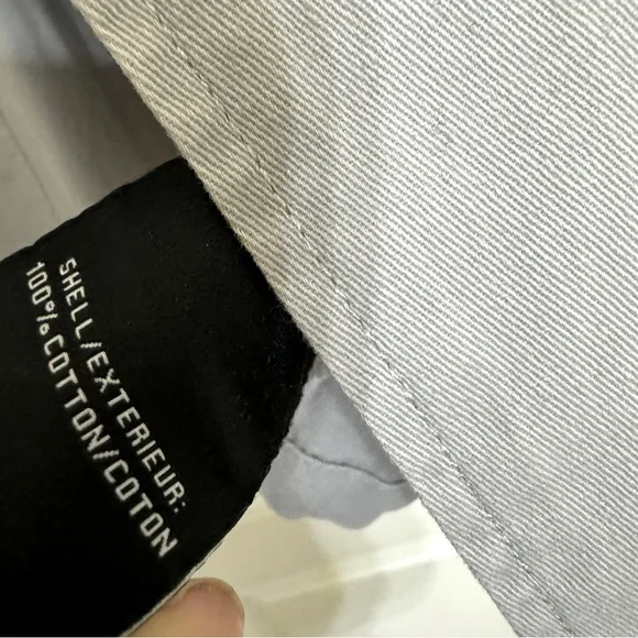 7 for all mankind 100% cotton moto jacket L - Picture 7 of 7